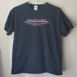 2005 Hispanic Heritage Month pink & black tshirt (Texas State University)